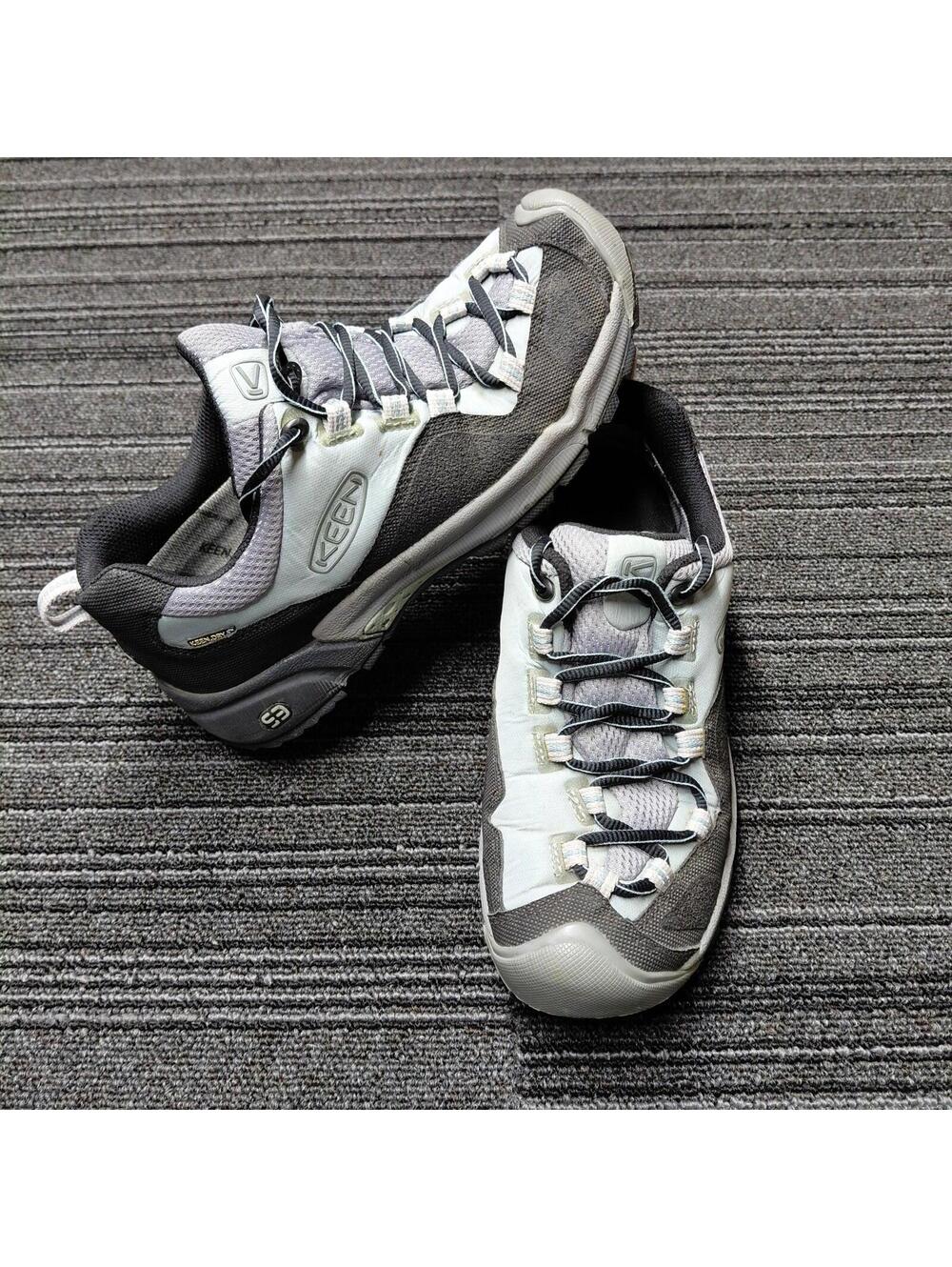 KEEN Dry S3 Women's 8.5 Waterproof Hiking Trail Shoes Gray Low Top Outdoor